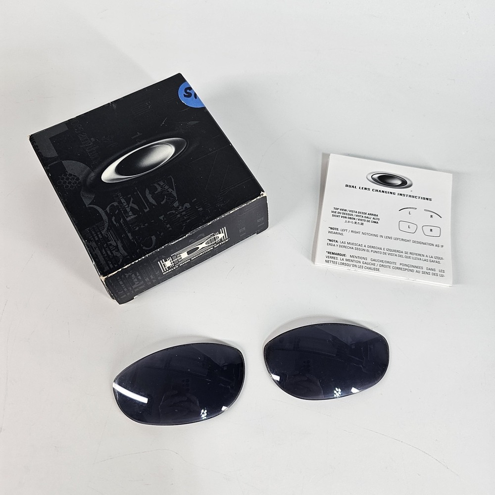 Vintage OEM Oakley Monster Dog Sunglasses 00s Black  Replacement Lenses -USED-